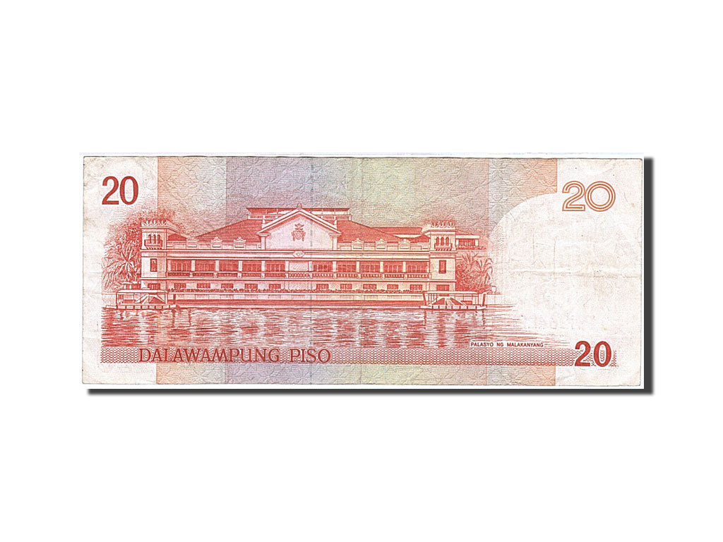 Banknote, Philippines, 20 Piso, 1998-1999, Undated (1997), KM:182a, VF(20-25)