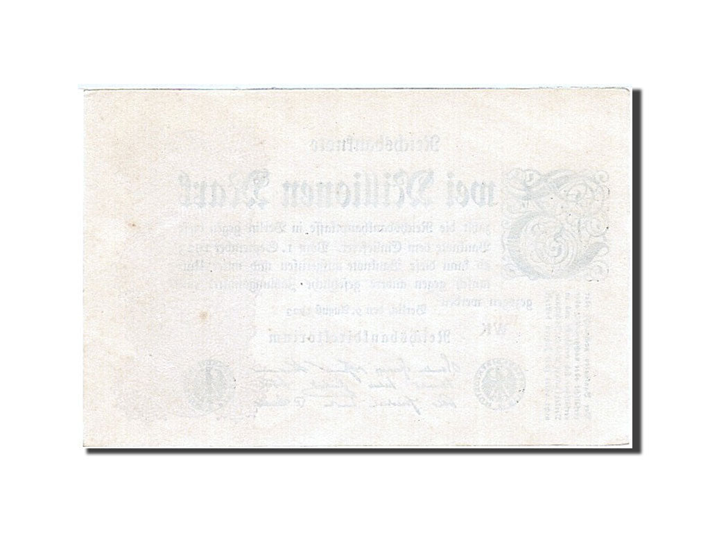 Biljet, Duitsland, 2 Millionen Mark, 1923, 1923-08-09, KM:103, SPL