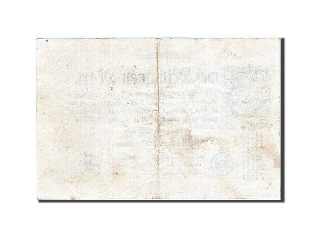 Biljet, Duitsland, 2 Millionen Mark, 1923, 1923-08-09, KM:103, TTB