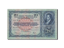 Banconote, Svizzera, 20 Franken, 1949, KM:39q, 1949-01-20, BB+