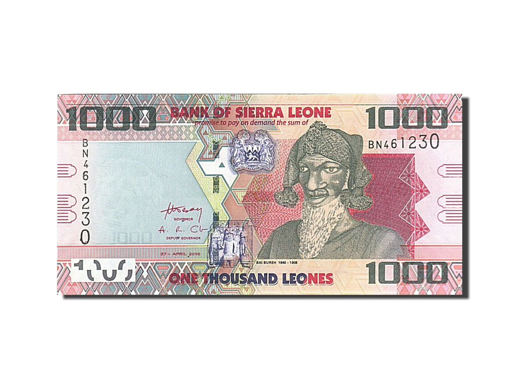 Geldschein, Sierra Leone, 1000 Leones, 2010, 2010-04-27, KM:30, UNZ