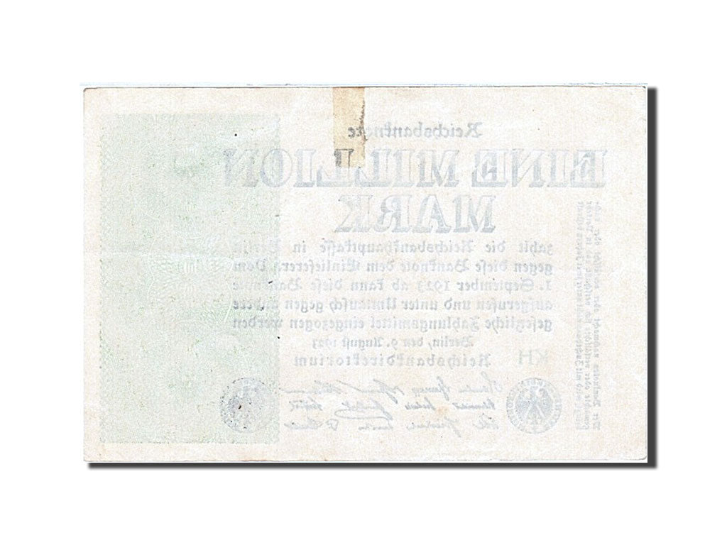 Banknote, Germany, 1 Million Mark, 1923, 1923-08-09, KM:102d, UNC(63)