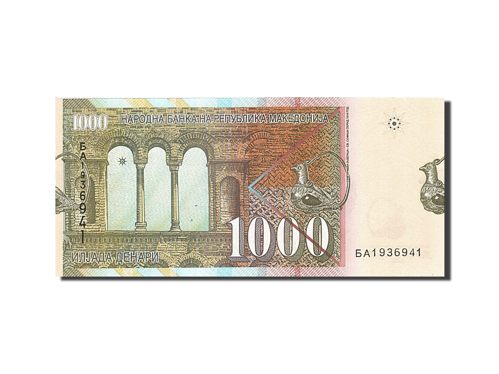 Banknote, Macedonia, 1000 Denari, 2003, 2009, KM:22c, UNC(65-70)