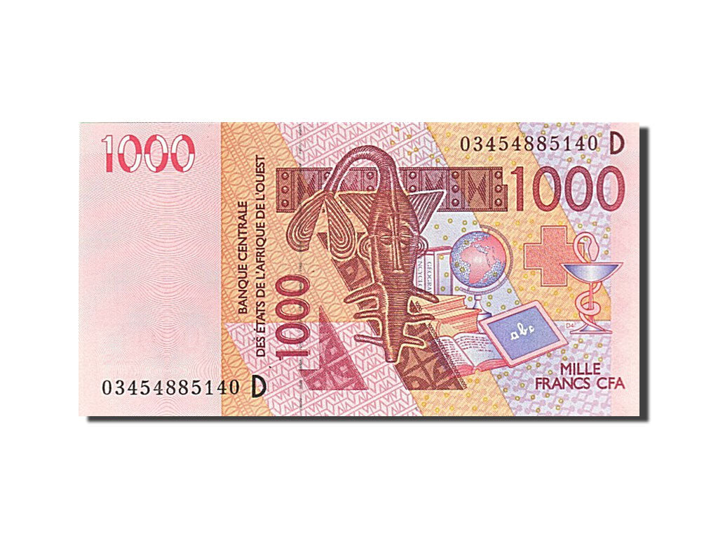 Banknote, West African States, 1000 Francs, 2003, 2003, KM:815Ta, UNC(65-70)
