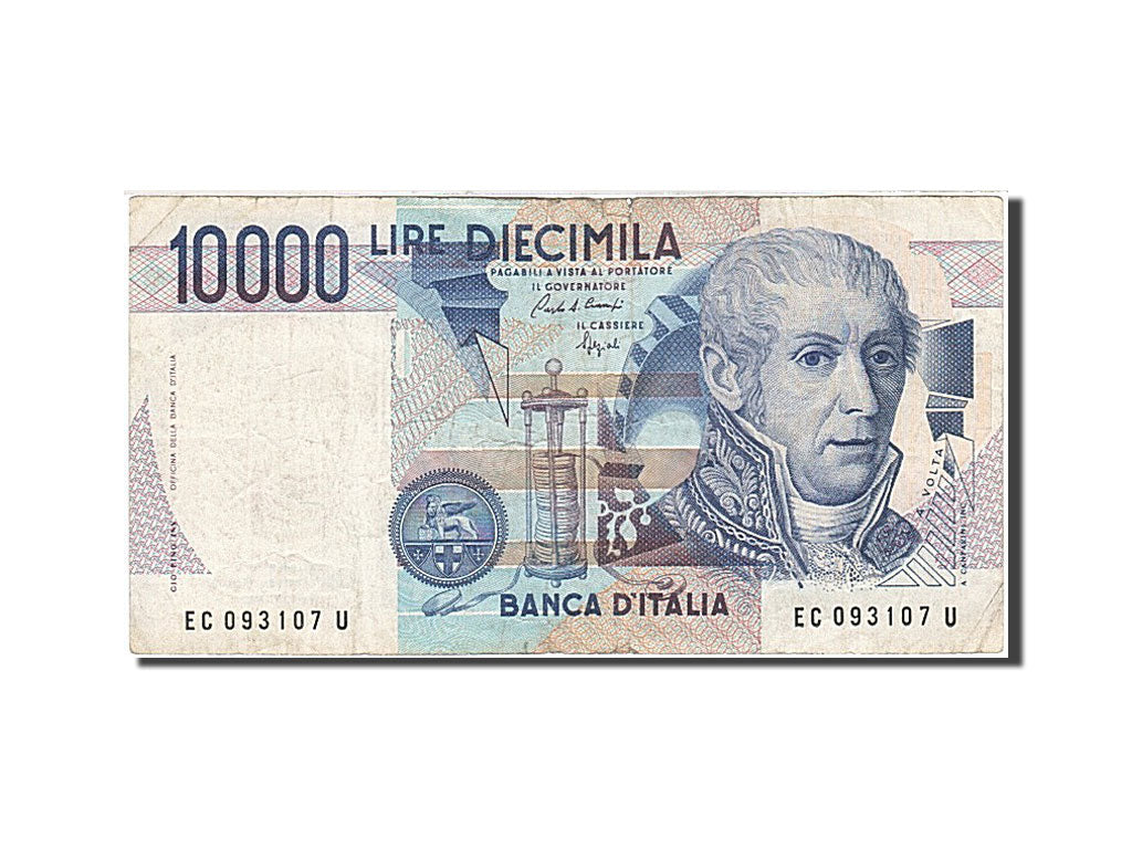 Banknote, Italy, 10,000 Lire, 1984, 1984-09-03, KM:112b, EF(40-45)