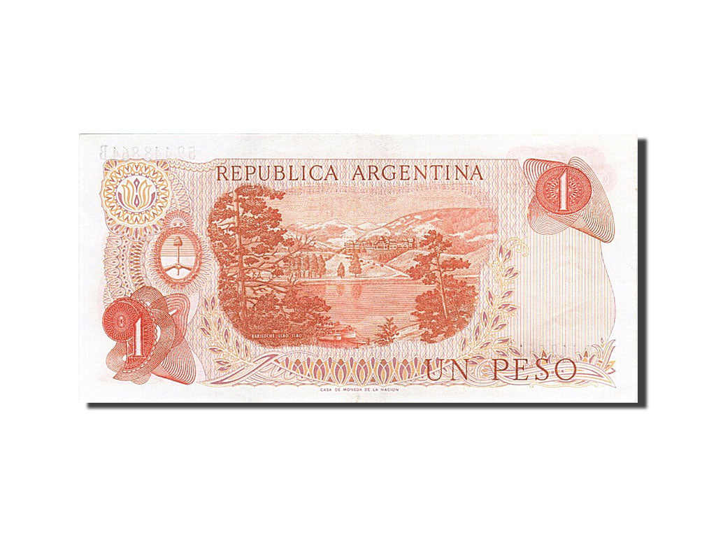Banconote, Argentina, 1 Peso, 1970, KM:287, 1970-1973, SPL-