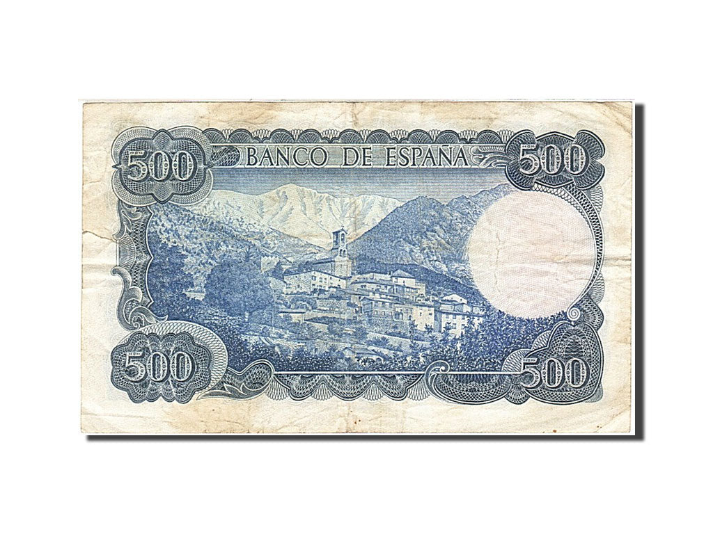 Banknot, Hiszpania, 500 Pesetas, 1970-1971, 1971-07-23, KM:153a, VF(20-25)