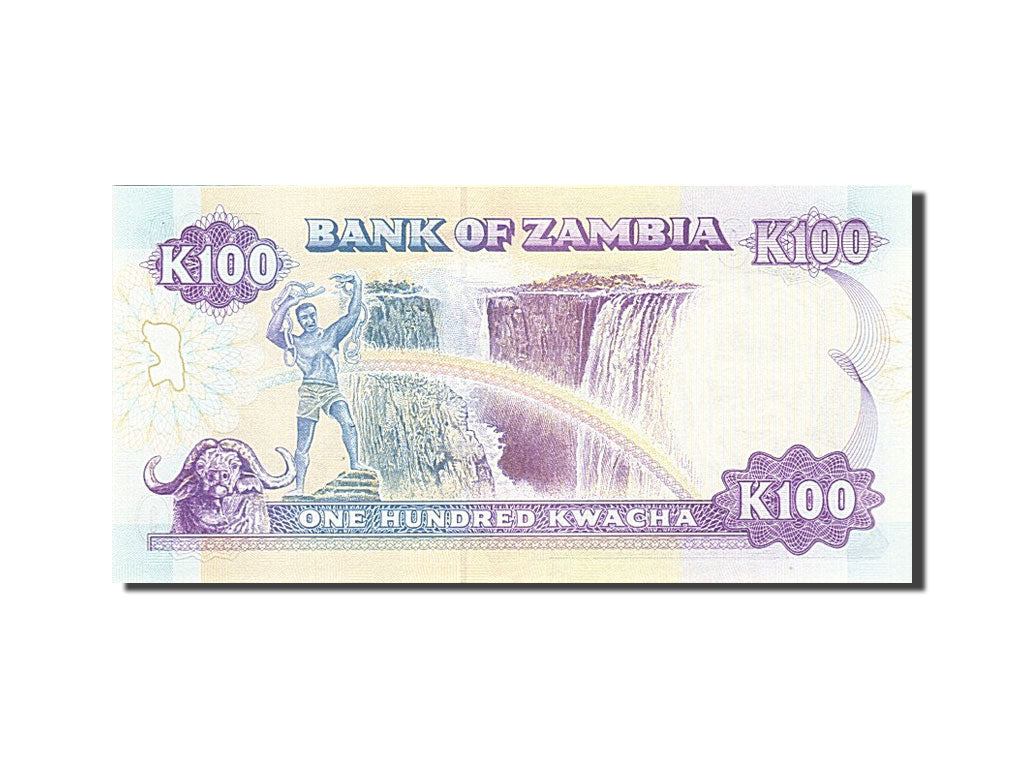 Banknote, Zambia, 100 Kwacha, 1991, Undated (1991), KM:34a, UNC(65-70)