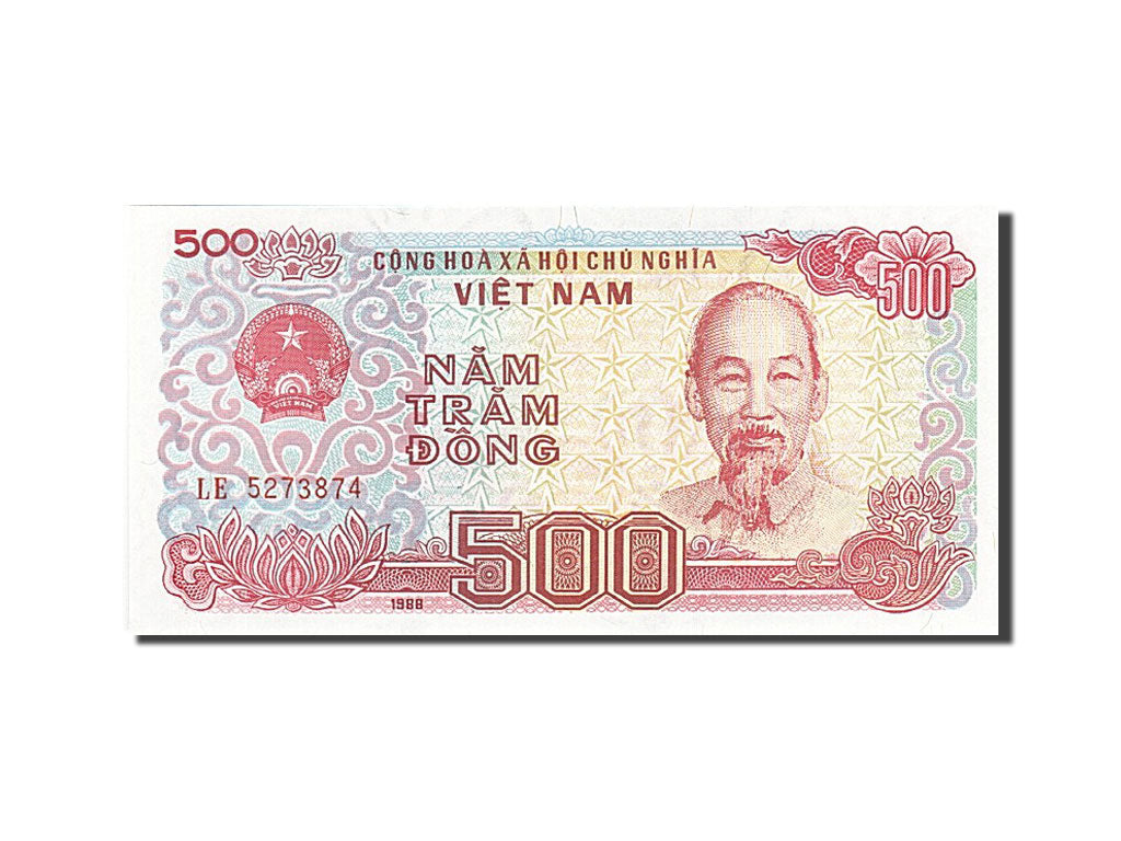 Banconote, Vietnam, 500 D<ox>ng, 1988, KM:101a, 1988, FDS