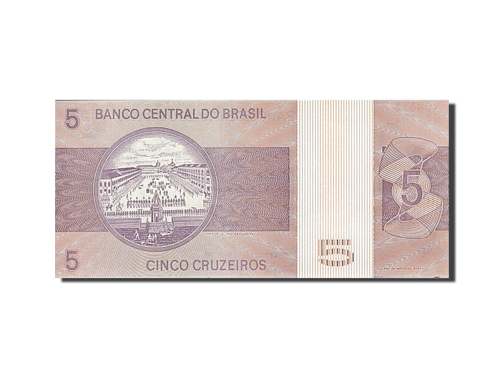 Biljet, Brazilië, 5 Cruzeiros, 1970, 1974, KM:192c, SPL