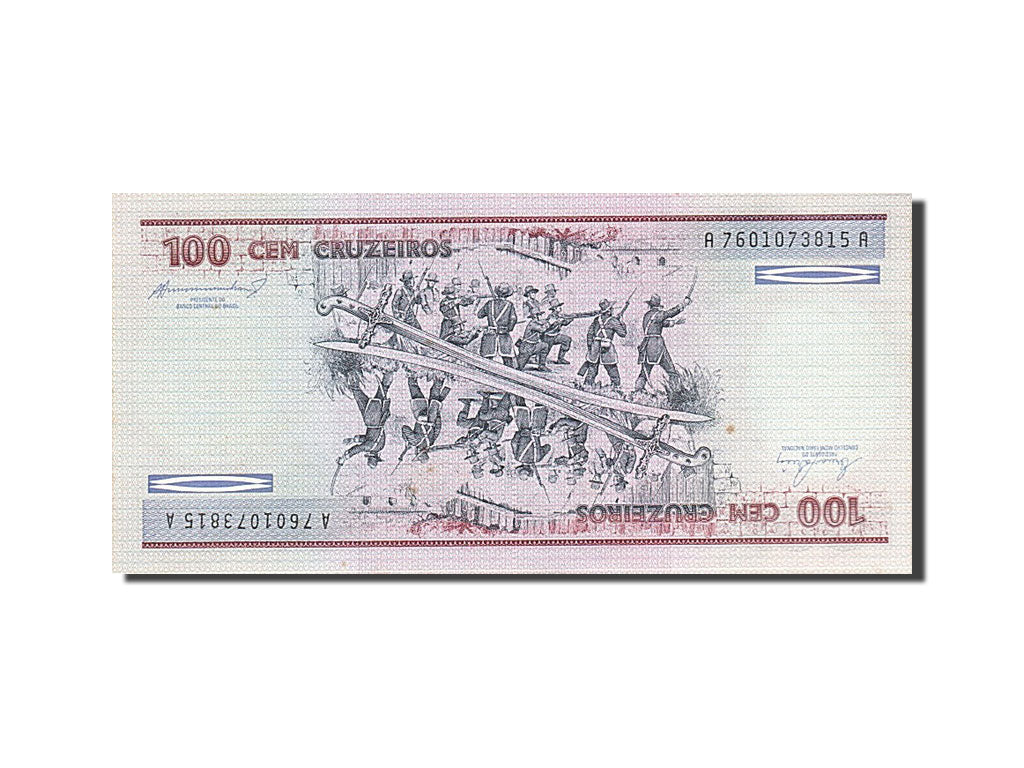 Banknote, Brazil, 100 Cruzeiros, 1981-1985, 1984, KM:198b, UNC(64)