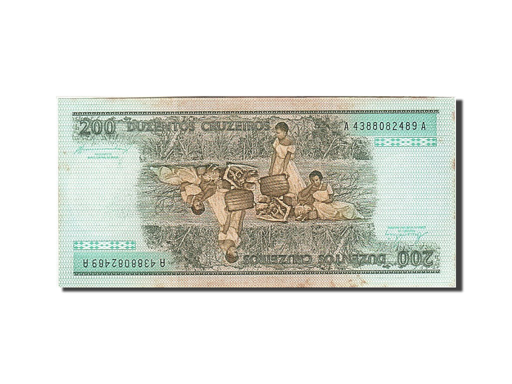 Biljet, Brazilië, 200 Cruzeiros, 1981-1985, 1984, KM:199b, TTB+