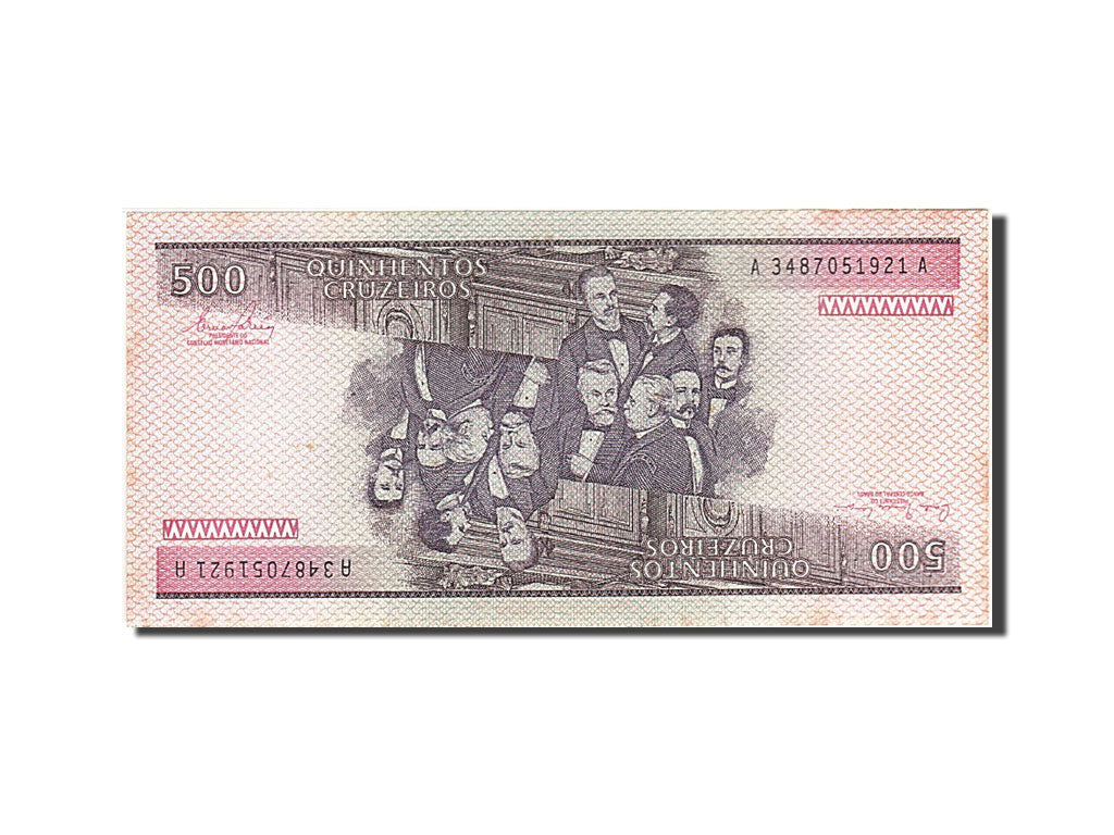 Banknote, Brazil, 500 Cruzeiros, 1981-1985, 1981, KM:200a, UNC(60-62)