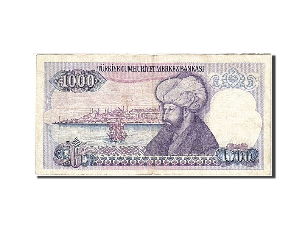 Banknote, Turkey, 1000 Lira, 1984-1997, 1986, KM:196, VF(30-35)