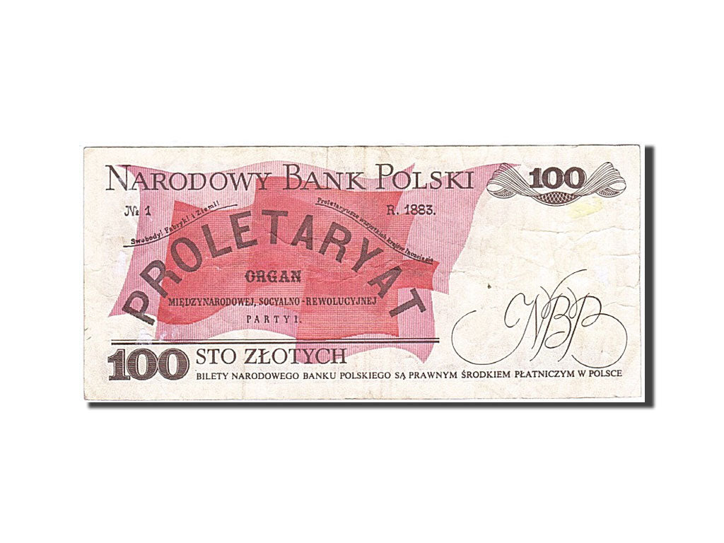 Geldschein, Polen, 100 Zlotych, 1974-1976, 1986-06-01, KM:143e, S