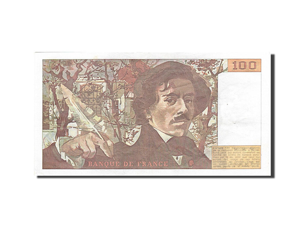 Biljet, Frankrijk, 100 Francs, 1978, 1980, SUP, Fayette:69.4b, KM:154b