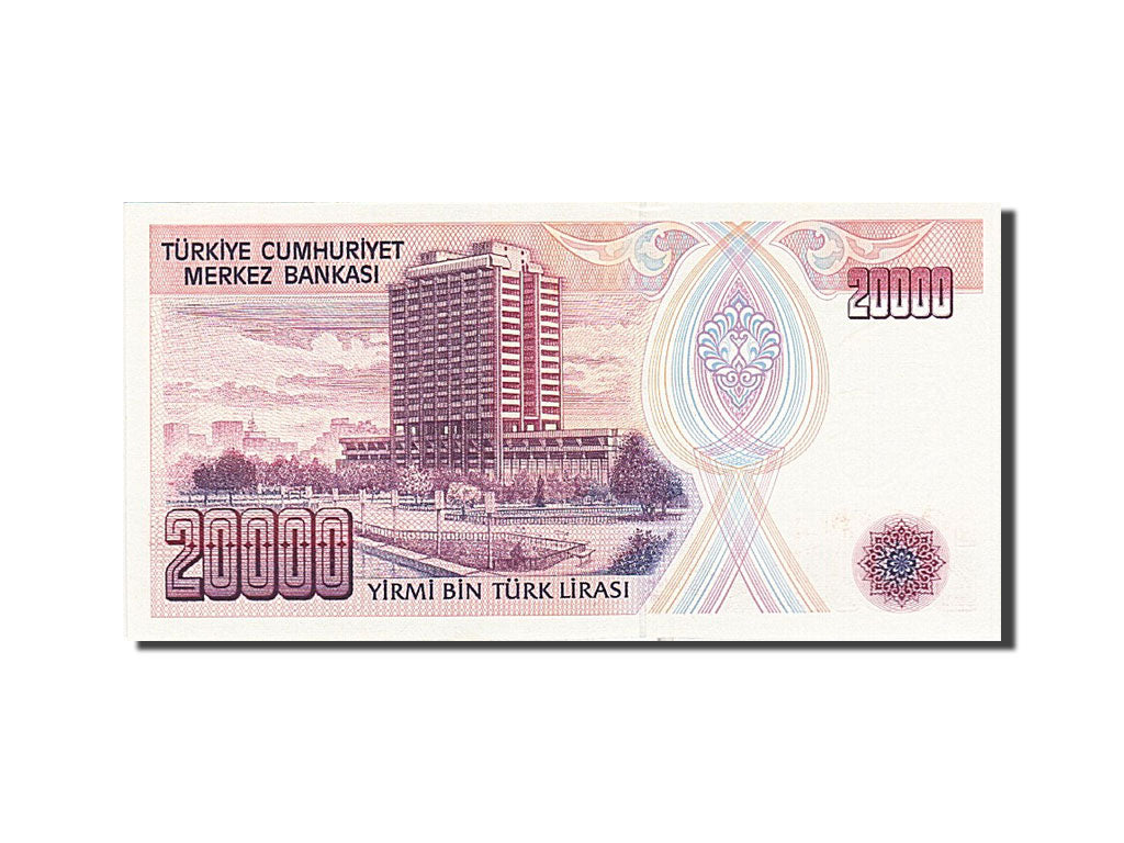 Banknote, Turkey, 20,000 Lira, 1984-1997, 1995, KM:202, UNC(65-70)