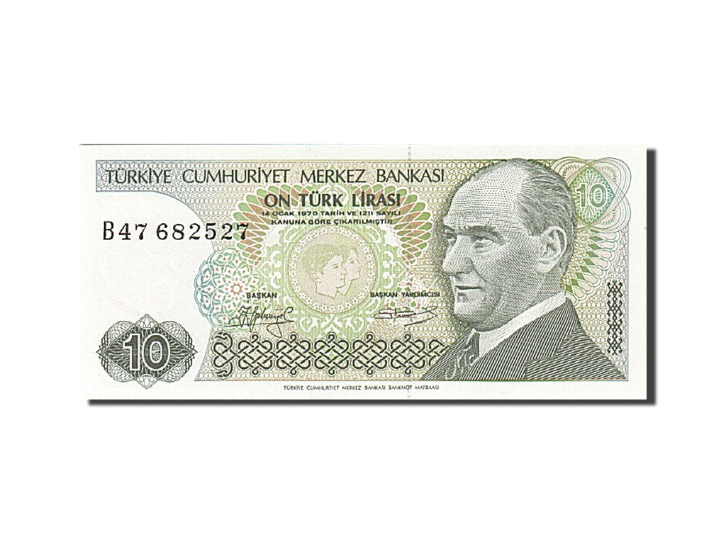 Banknot, Turcja, 10 Lira, 1984-1997, 1979, KM:192, UNC(65-70)