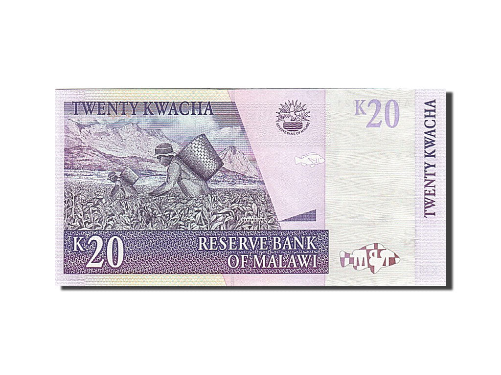 Billete, 20 Kwacha, 2004, Malawi, KM:52a, 2004-06-01, UNC