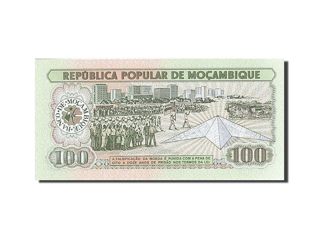 Banknote, Mozambique, 100 Meticais, 1980, 1980-06-16, KM:126, UNC(65-70)