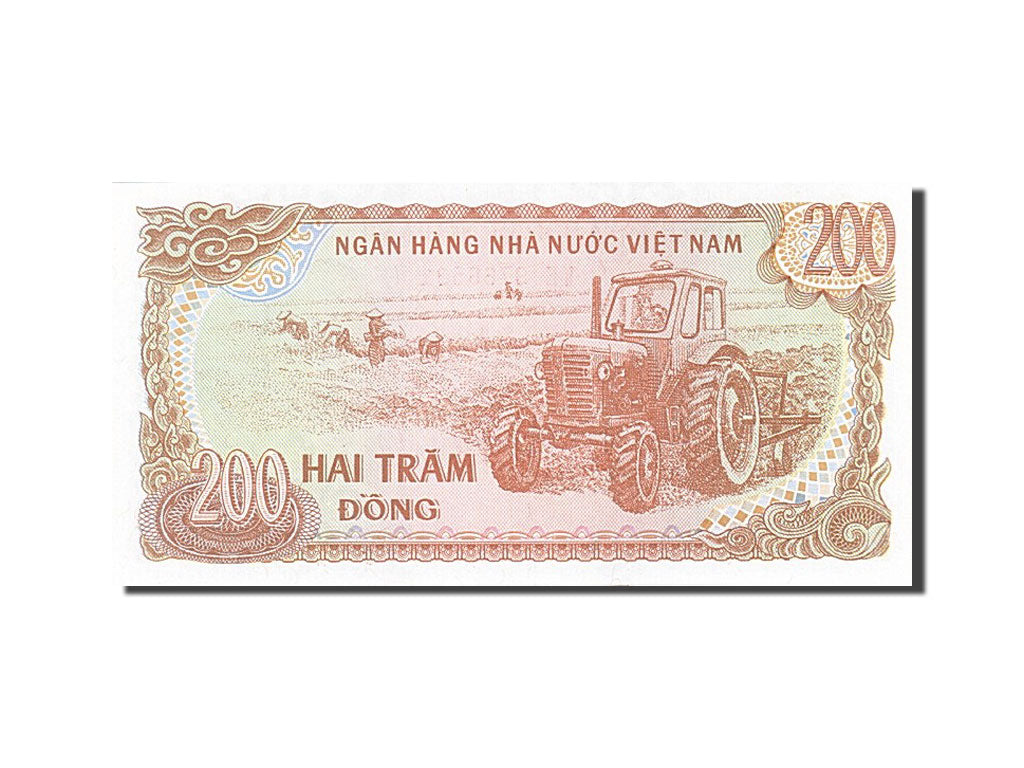 Banknote, Vietnam, 200 D<ox>ng, 1987-1988, 1987, KM:100a, UNC(65-70)