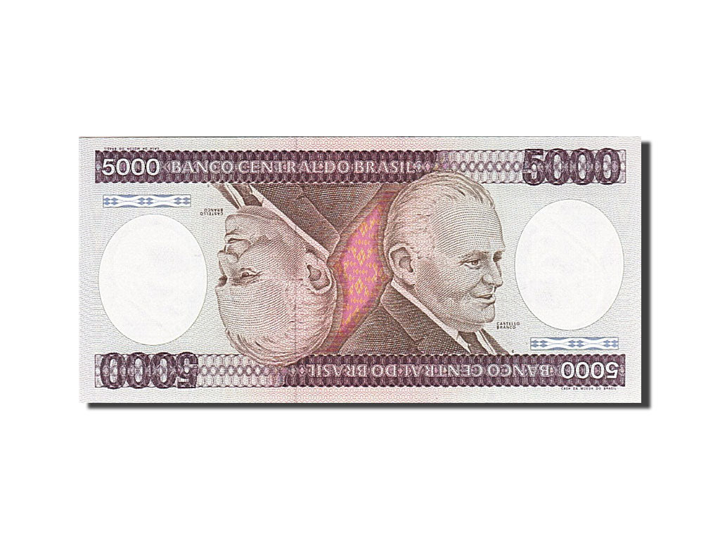 Banconote, Brasile, 5000 Cruzeiros, 1981-1985, KM:202c, 1984, FDS