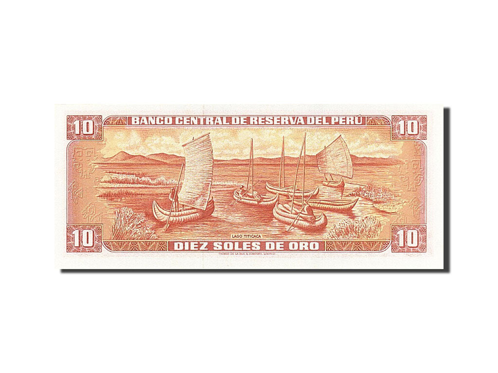 Geldschein, Peru, 10 Soles De Oro, 1976-1977, 1976-11-17, KM:112, UNZ