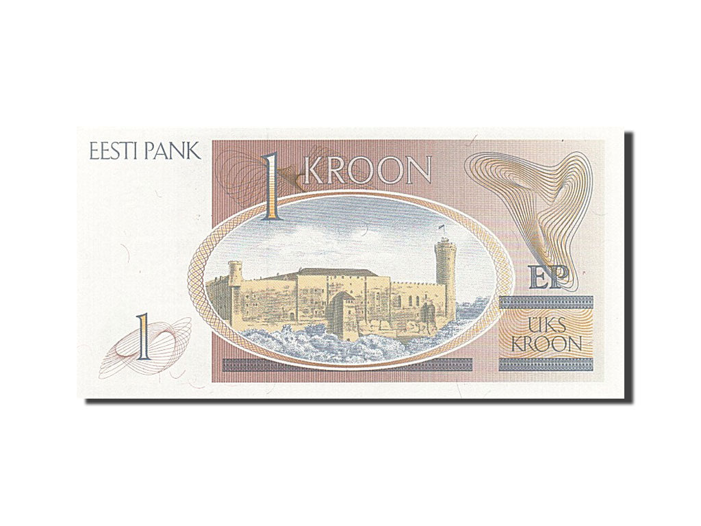 Banknot, Estonia, 1 Kroon, 1991-1992, 1992, KM:69a, UNC(65-70)