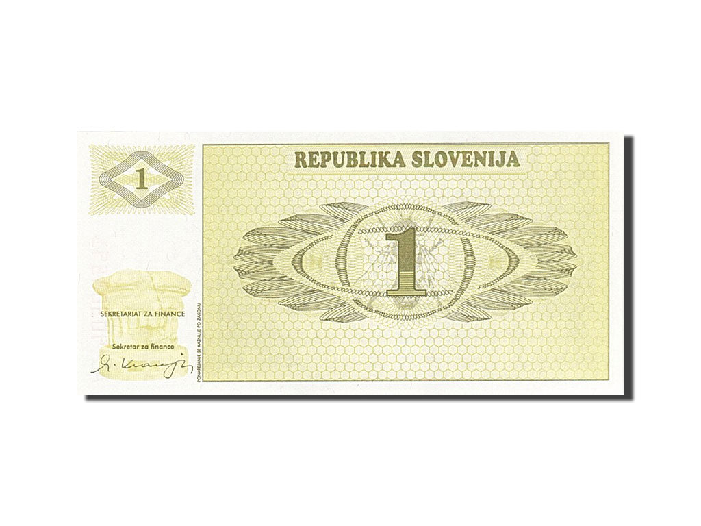 Banconote, Slovenia, 1 (Tolar), 1990-1992, KM:1a, 1990, FDS