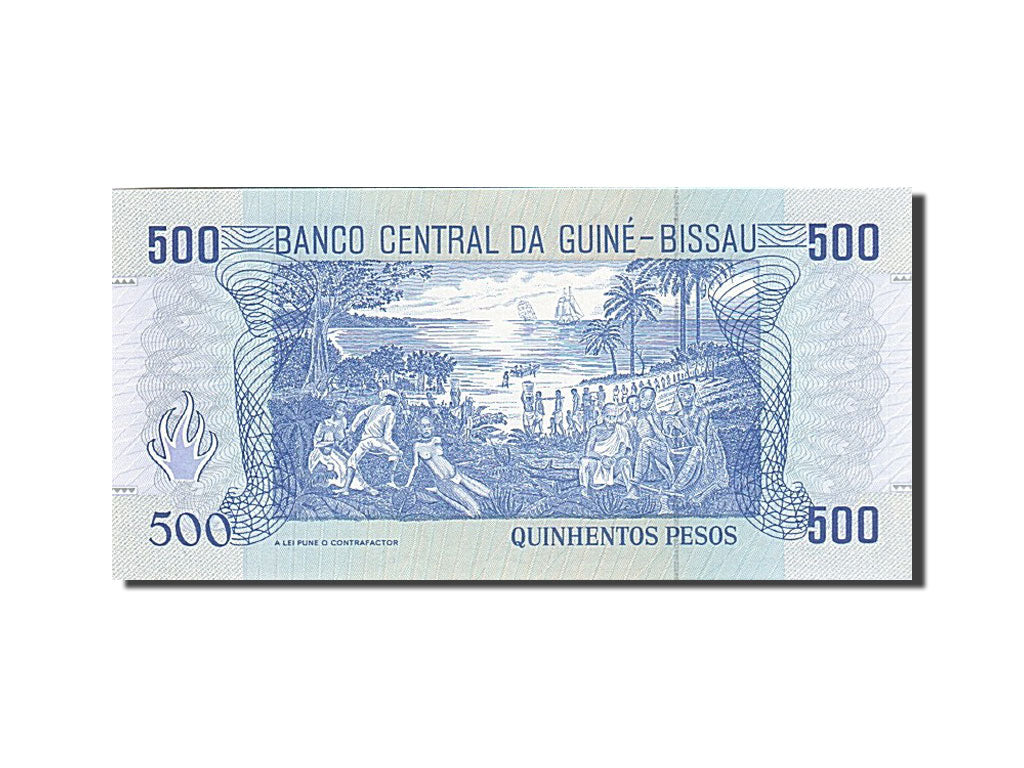 Billet, Guinea-Bissau, 500 Pesos, 1990, 1990-03-01, KM:12, NEUF