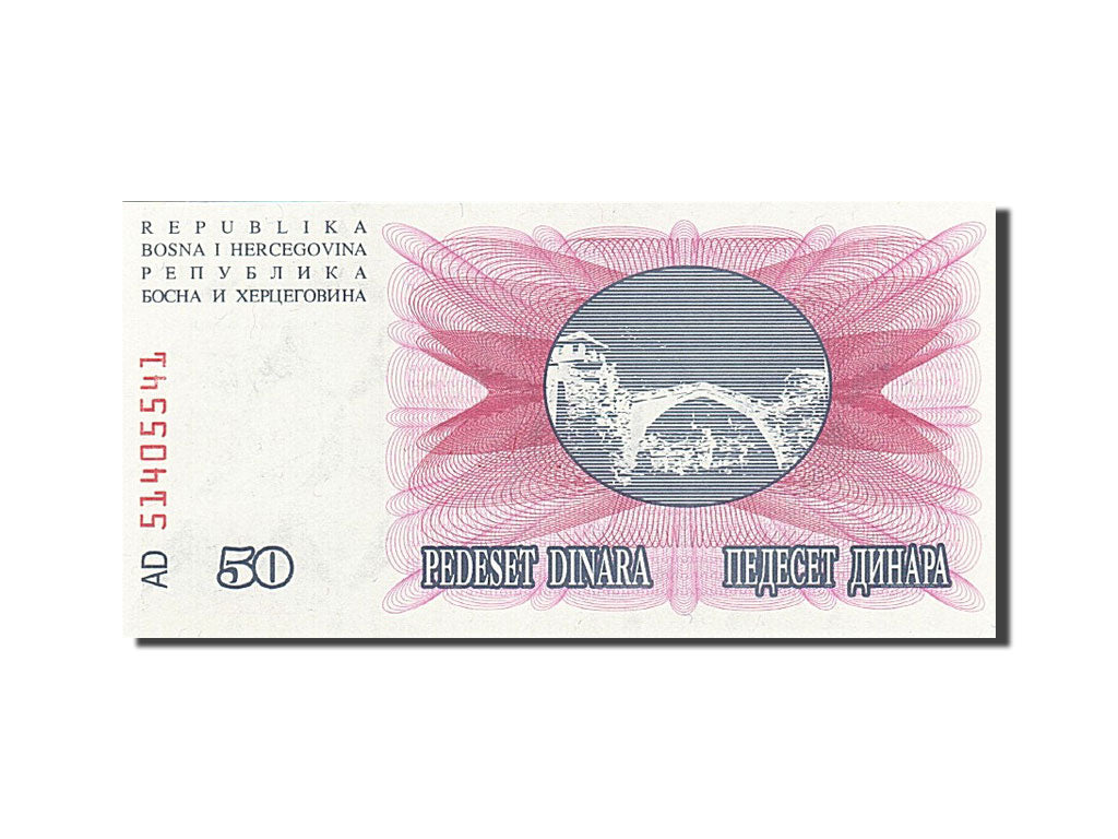 Banknote, Bosnia - Herzegovina, 50,000 Dinara, 1993, 1993-10-15, KM:55b