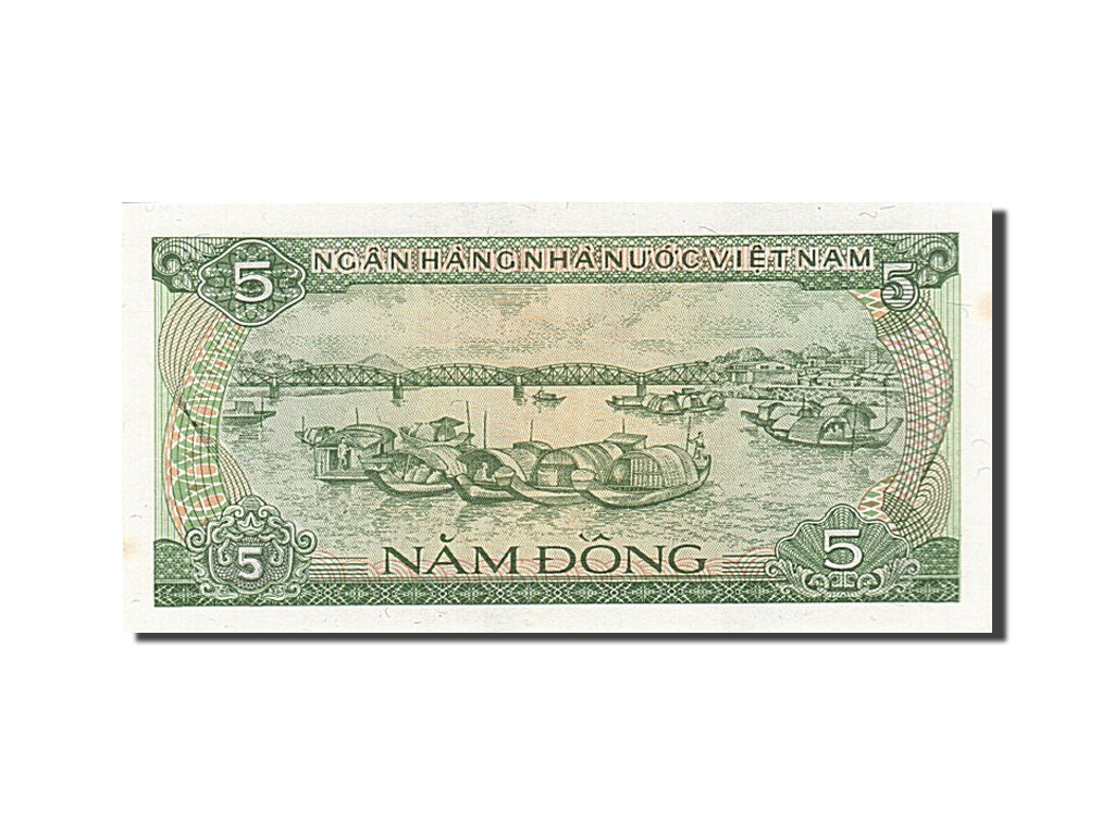 Geldschein, Vietnam, 5 D<ox>ng, 1985, 1985, KM:92a, UNZ