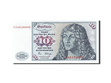 Geldschein, Bundesrepublik Deutschland, 10 Deutsche Mark, 1970-1980, 1980-01-02