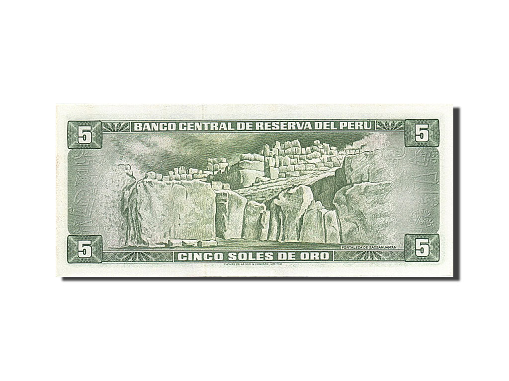 Banknote, Peru, 5 Soles De Oro, 1969-1974, 1973-05-24, KM:99c, UNC(63)