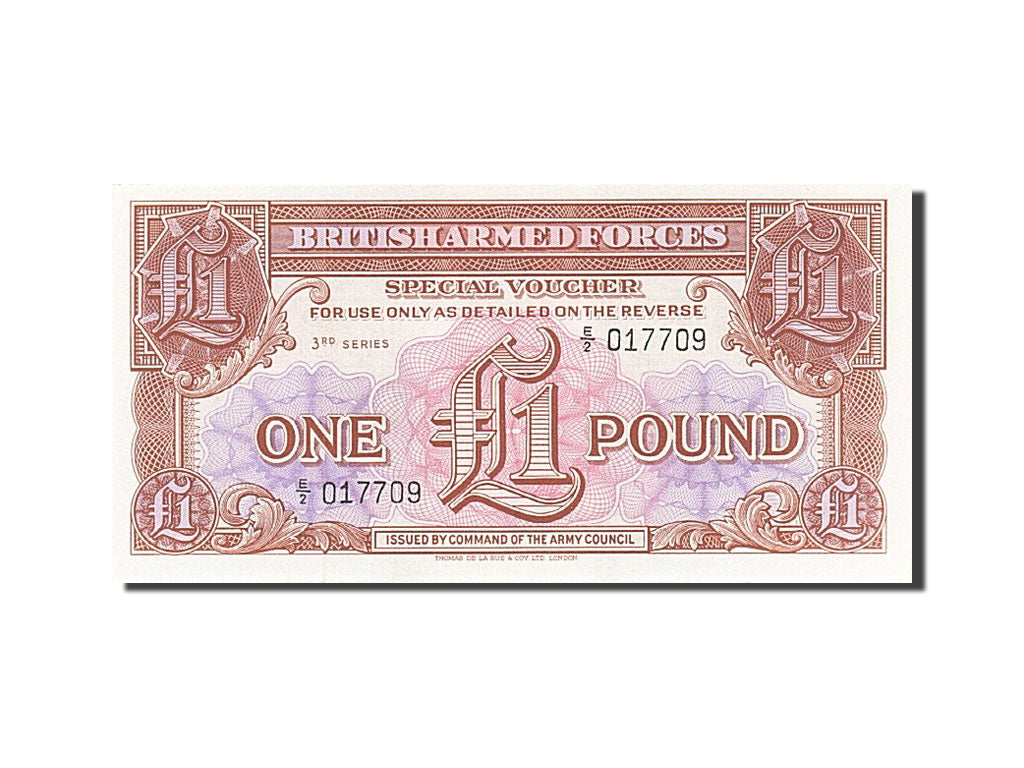 Banknote, Great Britain, 1 Pound, 1956, 1956-09-15, KM:M29, UNC(65-70)