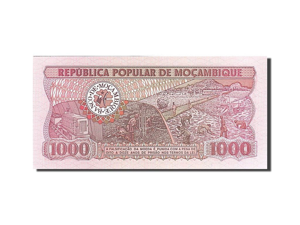 Billete, 1000 Meticais, 1980, Mozambique, KM:128, 1980-06-16, UNC