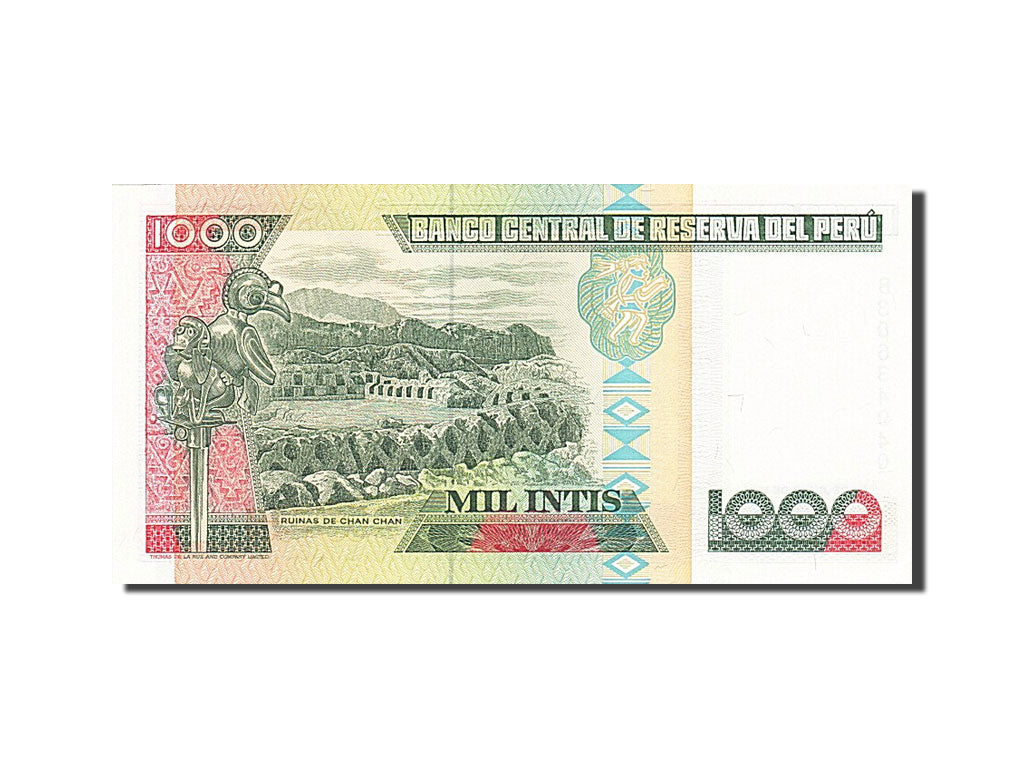 Banconote, Perù, 1000 Intis, 1985-1991, KM:136b, 1988-06-28, FDS