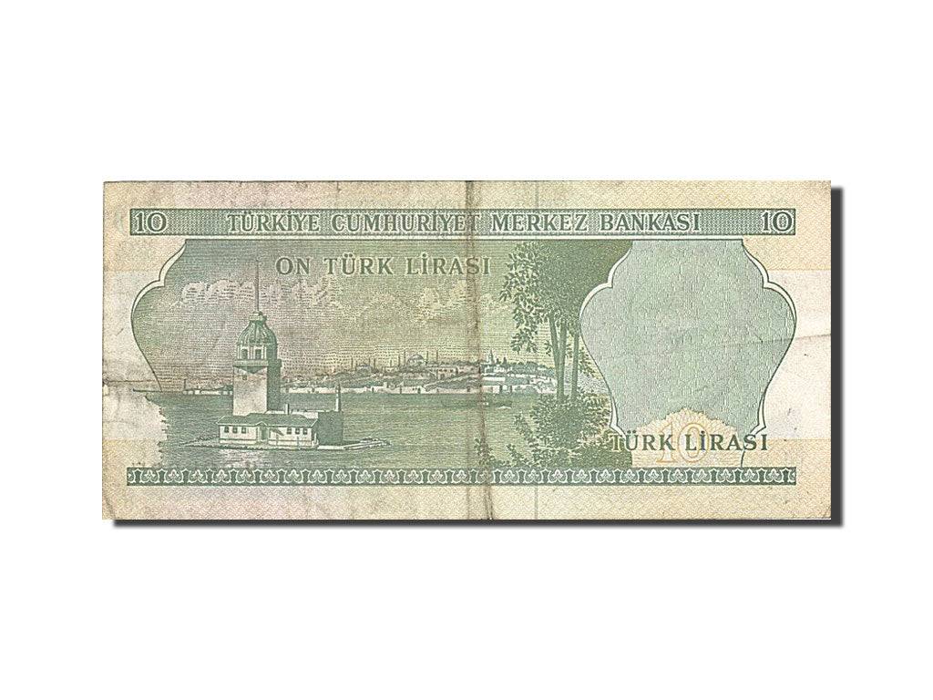Banknote, Turkey, 10 Lira, 1966-1969, 1966-07-04, KM:180, EF(40-45)