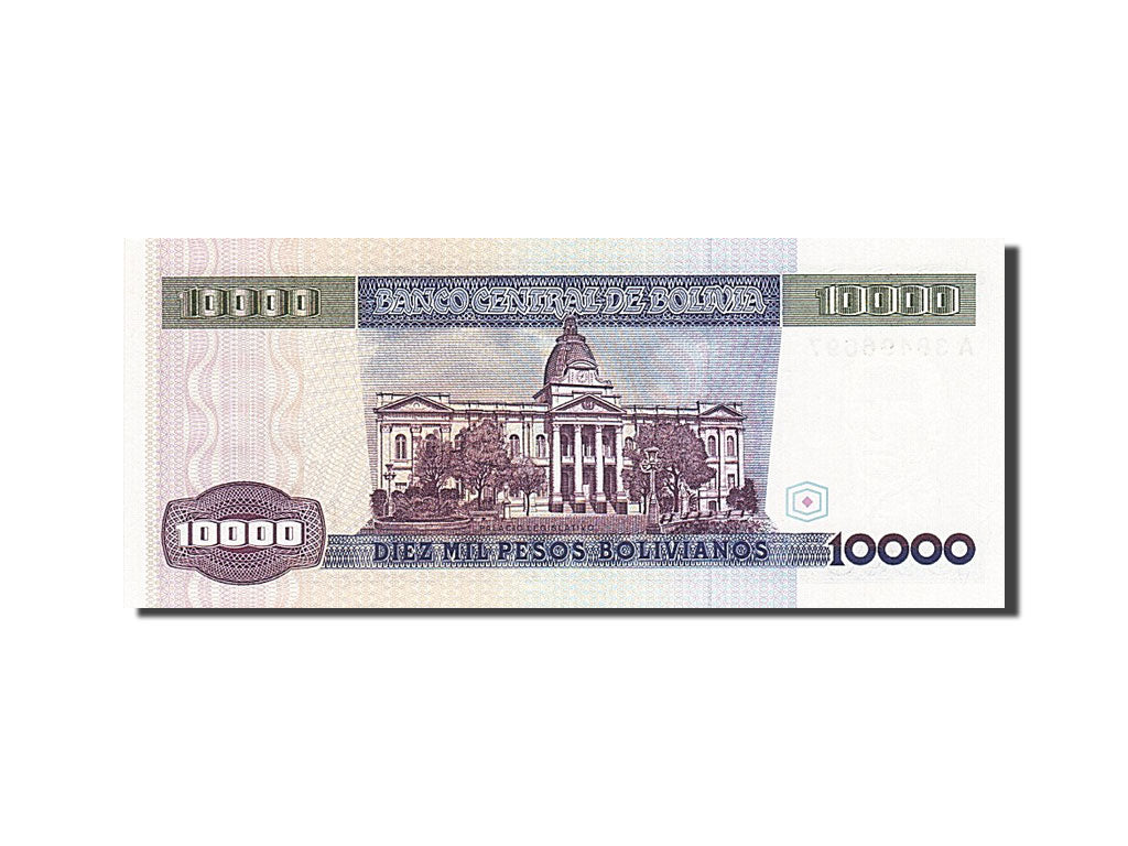 Geldschein, Bolivien, 10,000 Pesos Bolivianos, 1981-1984, 1984-02-12, KM:169a