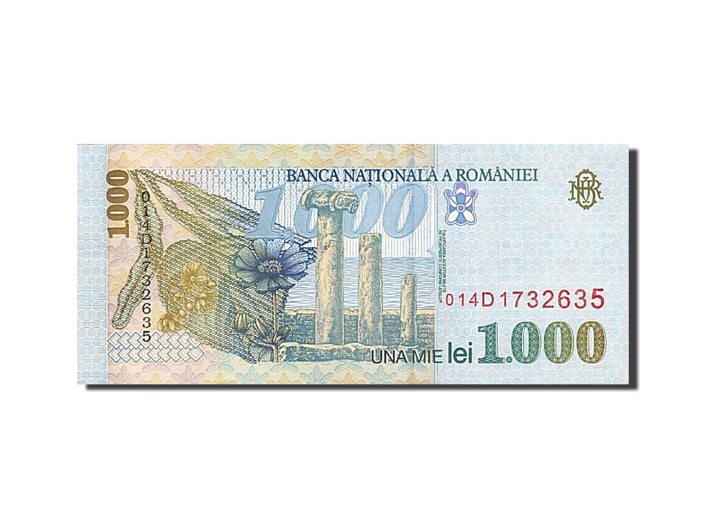 Banconote, Romania, 1000 Lei, 1996-2000, KM:106, 1998, SPL