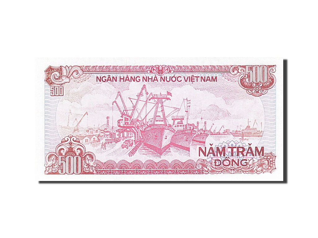Banknot, Wietnam, 500 D<ox>ng, 1988-1991, 1988, KM:101a, UNC(65-70)