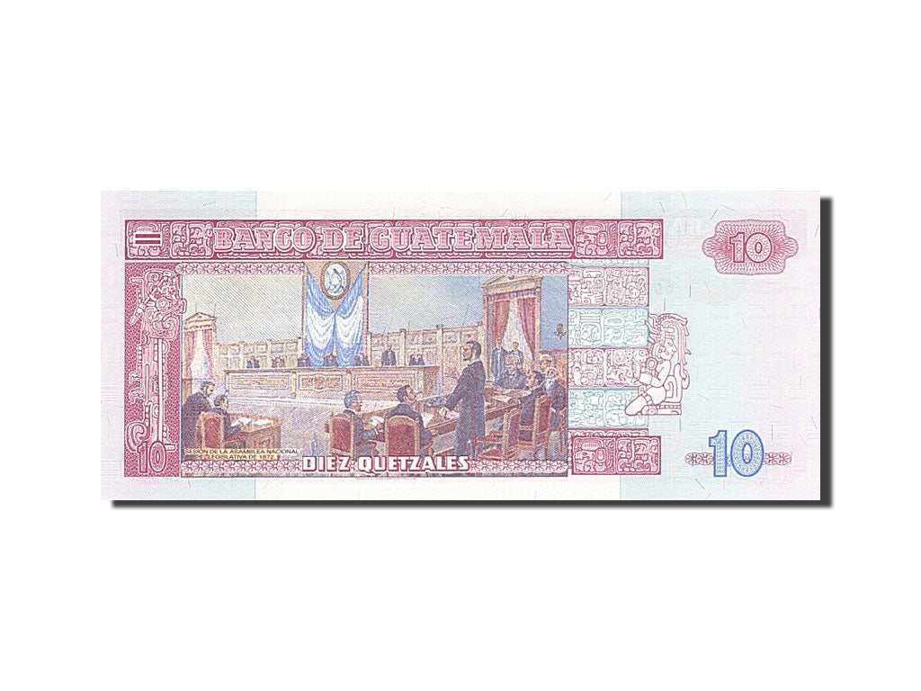 Billete, 10 Quetzales, 2003, Guatemala, KM:107, 2003-02-12, UNC