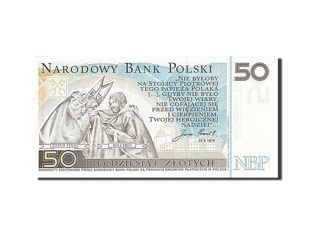 Geldschein, Polen, 50 Zlotych, 2006, 2006-10-16, KM:178, UNZ