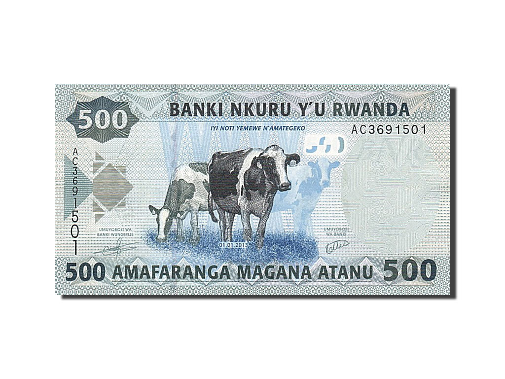 Banknote, Rwanda, 500 Francs, 2013, 2013, UNC(65-70)