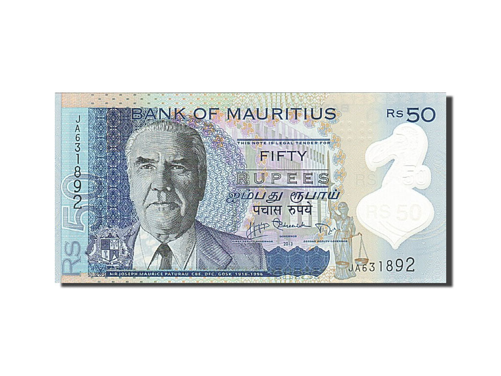 Banknote, Mauritius, 50 Rupees, 2013, 2013, UNC(65-70)