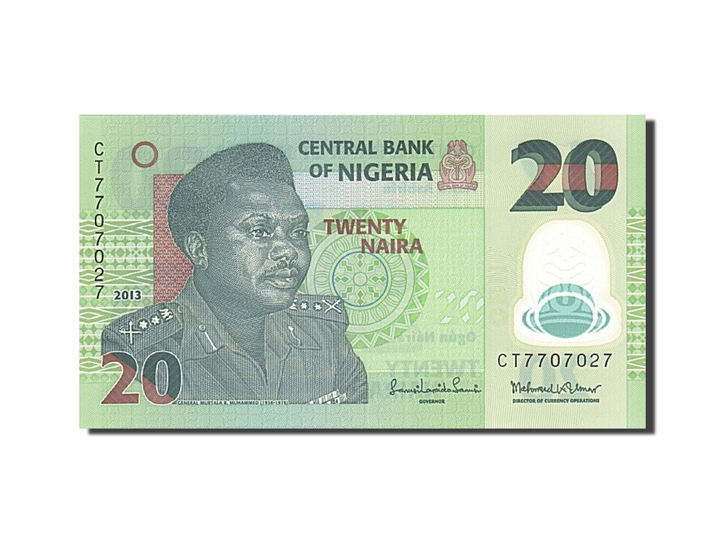 Billet, Nigéria, 20 Naira, 2013, 2013, NEUF