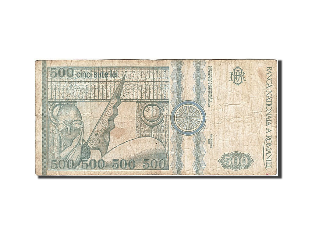 Banconote, Romania, 500 Lei, 1992, KM:101a, 1992, MB