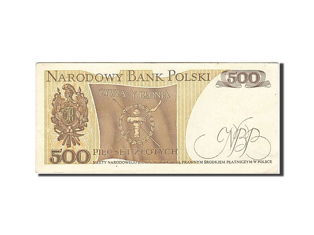 Banknote, Poland, 500 Zlotych, 1974-1976, 1982-06-01, KM:145d, AU(55-58)