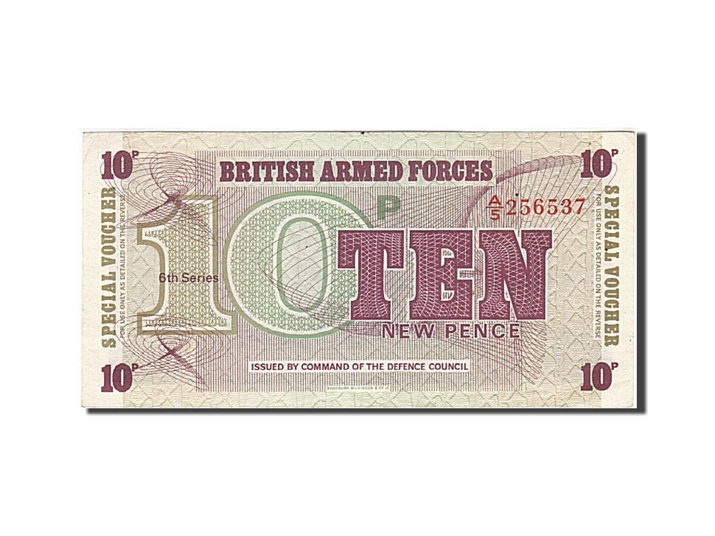 Banknote, Great Britain, 10 New Pence, 1972, Undated (1972), KM:M48, AU(55-58)