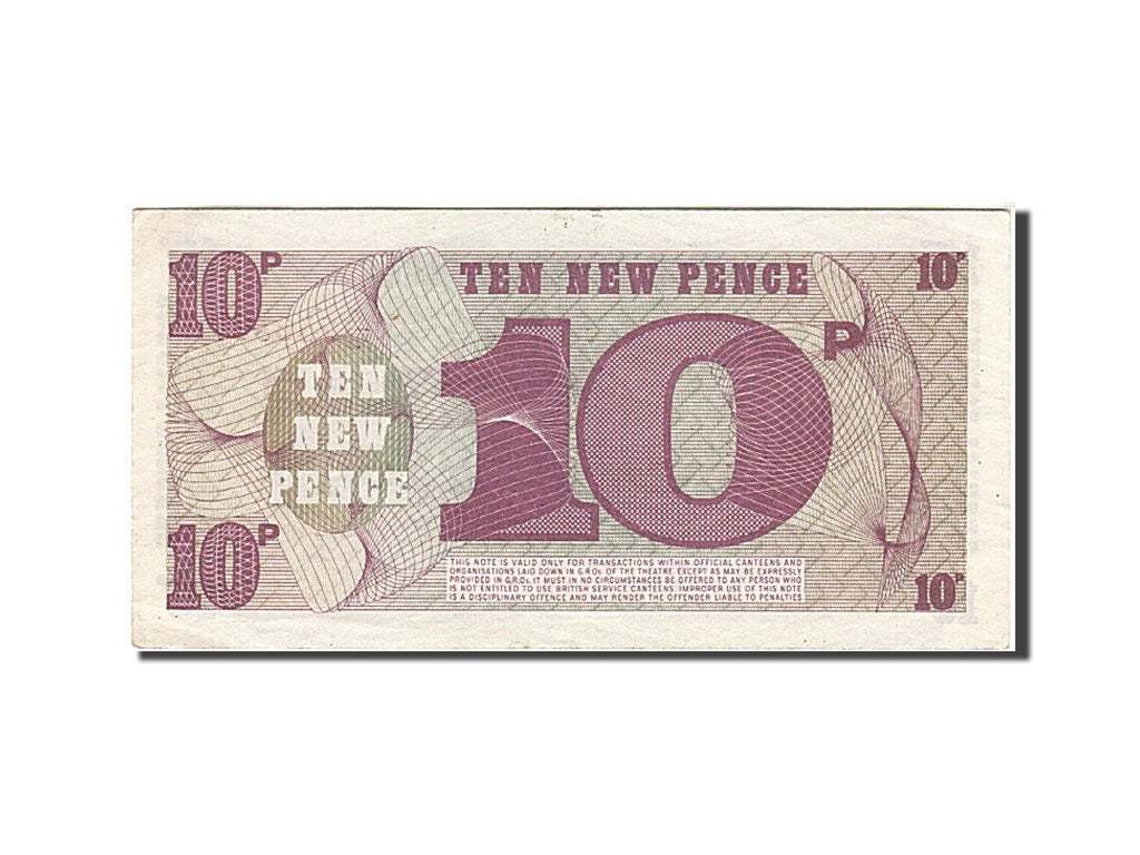 Banknote, Great Britain, 10 New Pence, 1972, Undated (1972), KM:M48, AU(55-58)